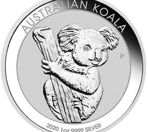 Silbermünze Australien 2020 Koala 1 oz Unze Silber (31,1 g Feinsilber)