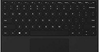 Microsoft Surface Go Type Cover Schwarz (Deutsches Tastaturlayout;QWERTZ)