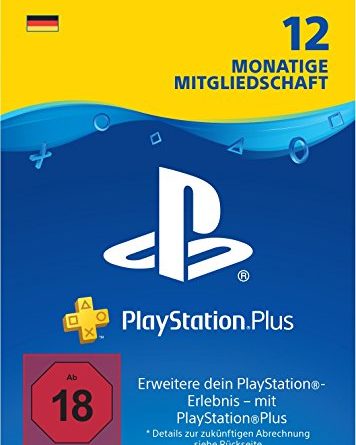 PlayStation Plus Mitgliedschaft | 12 Monate | deutsches Konto | PS4 Download Code