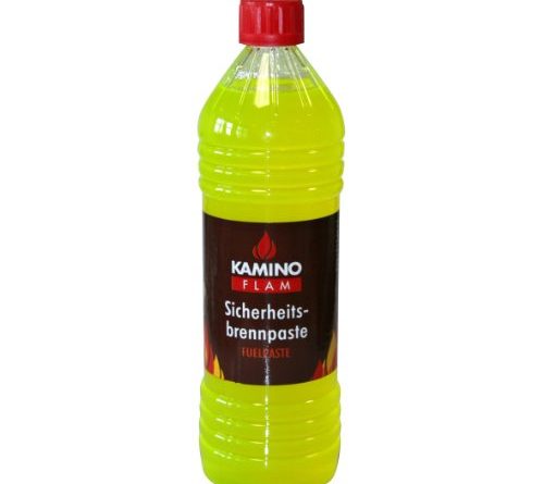 Kamino-Flam 388803 Brennpaste Sicherheitsbrennpaste, gelb, ca. 1 Liter