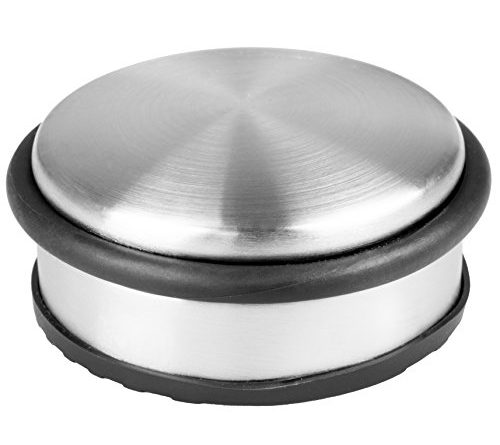 HRB Edelstahl Türstopper, massiv, 4,5×10 cm Schwerer Türhalter (1 Stück)