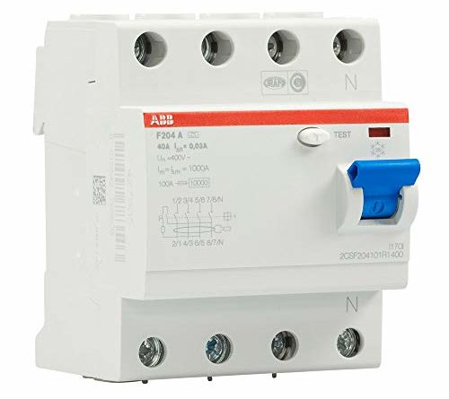 Schutzschalter 2CSF204101R1400, 4-polig, F204A-40/0,03