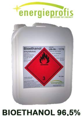 30 L (3x10L) BIO ALKOHOL 96,5% ETHANOL BIOETHANOL Kamin VERSANDKOSTENFREI