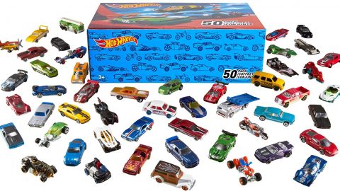 50er Pack 1:64 Die-Cast Fahrzeuge extra großes Geschenkset, je 50 Spielzeugautos, zufällige Auswahl