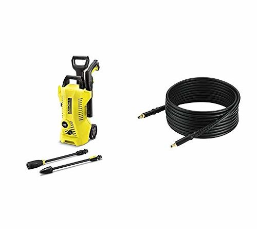 Kärcher Hochdruckreiniger K 2 Full Control (Druck: 20-110 bar, Fördermenge: 360 l/h, 2x Strahlrohr, Hochdruckpistole) + Kärcher Hochdruckschlauch (9m)