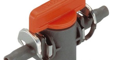 Gardena Micro-Drip-System Absperrventil 4.6 mm (3/16 Zoll): Regulierventil zur Rohrabsperrung einzelner Rohrstränge (Art.-Nr. 1348, 1350) (8357-20)