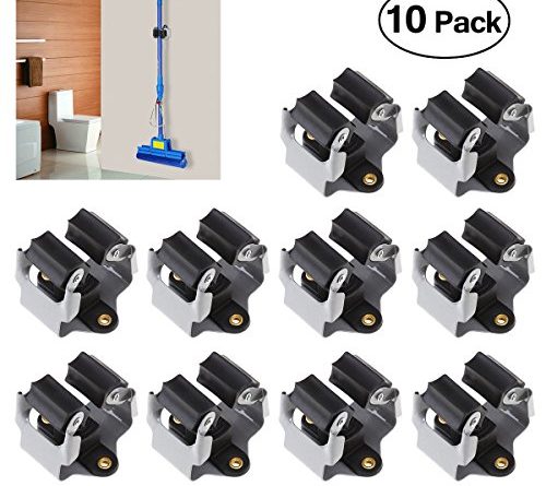 PIXNOR WINOMO Gerätehalter Garten Besenhalter Wand rostfrei 10 Stück