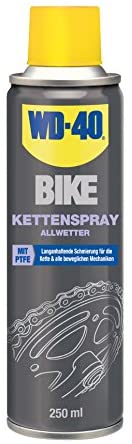 WD-40 Bike Kettenspray Allwetter 250 ml, transparent, 49703