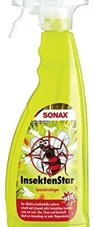 SONAX InsektenStar (750 ml) entfernt schnell und schonend selbst hartnäckige und angetrocknete Insektenverschmutzungen | Art-Nr. 02334000