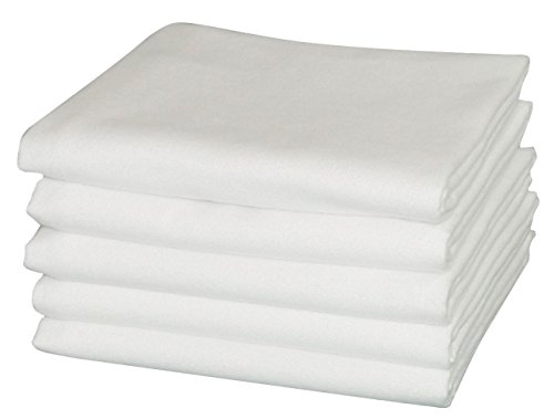 Moltontuch 80×80 cm 100% Baumwolle 5er Pack hergestellt nach Ökotex Standard 100