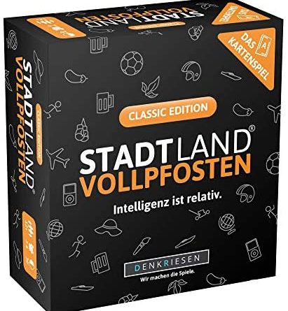 DENKRIESEN – Stadt Land VOLLPFOSTEN – Das Kartenspiel – Classic Edition – NEUHEIT 2019