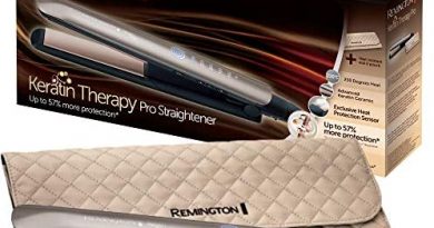 Remington Haarglätter Keratin Therapy S8590, innovativer Hitzeschutzsensor, braun