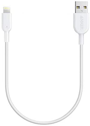 Anker iPhone Ladekabel Powerline II iPhone Kabel 0,3m Lightning Kabel, Apple MFi-Zertifiziert für iPhone XS/XS Max/XR/X/ 8/8 Plus/ 7/7 Plus/ 6s/ 6/6 Plus/ 5S/ 5/ iPad Pro (Weiß)