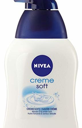 NIVEA Creme Soft Seife im 6er Pack (6 x 250 ml), pflegende Handseife mit Mandelöl, mild duftende Cremeseife als Schutz und für hygienisch saubere Hände