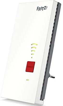 AVM FRITZ!WLAN Mesh Repeater 2400 (Dual-WLAN AC + N bis zu 1.733 MBit/s (5GHz) + 600 MBit/s(2,4 GHz), 1x Gigabit-LAN, deutschsprachige Version)