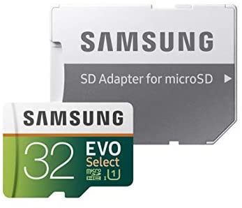 Samsung MB-ME32GA/EU EVO Select 32 GB microSDHC UHS-I U1 Speicherkarte inkl. SD-Adapter Weiß/Grun