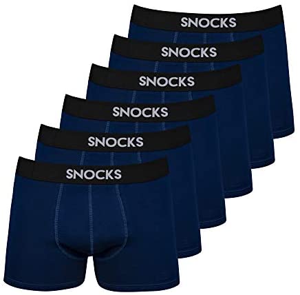 Snocks Männer Unterhosen (6er Pack Boxershorts Herren)