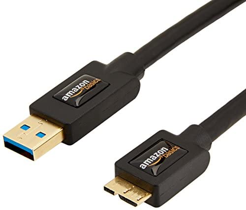 AmazonBasics USB-3.0-Kabel A-Stecker auf Micro-B-Stecker (0,9 m)