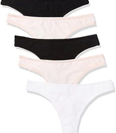 Amazon-Marke: Iris & Lilly Damen Tanga aus Baumwolle, 5er-Pack