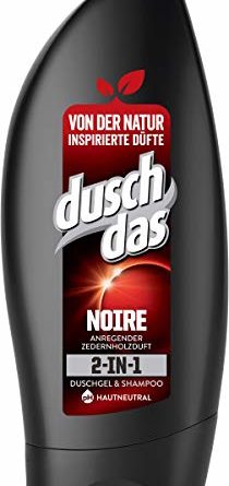 Duschdas 2-in-1 Duschgel & Shampoo, für einen langanhaltenden Duft Noire dermatologisch gestestet (6 x 250 ml)