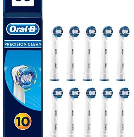 Oral-B Precision Clean Aufsteckbürsten, Umschließt jeden Zahn einzeln für eine optimale Reinigung, 8+2 Stück