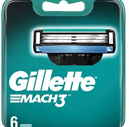 Gillette Mach3 Rasierklingen für Männer, 6 Ersatzklingen