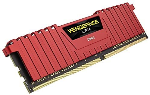 Corsair Vengeance LPX 4GB (1x4GB) DDR4 2400MHz C14 XMP 2,0 High Performance Desktop Arbeitsspeicher, Rot