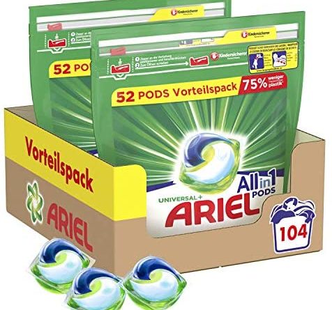 Ariel All-in-1 PODS Waschmittel Universal – 104 Waschladungen