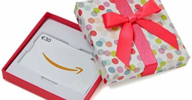 Amazon.de Geschenkkarte in Geschenkbox (Bunte Punkte)