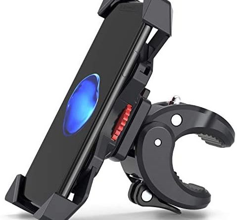 FYLINA Handyhalterung Fahrrad, Handyhalterung Motorrad für Smartphone Breite das 5.5-8.5cm 360° Drehbare Halter Verstellbarer fahrrad handyhalter Motorrad Handy Halterung Smartphone Halterunge