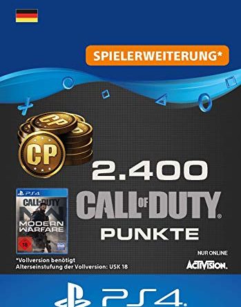 Call of Duty: Modern Warfare-Punkte 2400 Points | PS4 Download Code – deutsches Konto