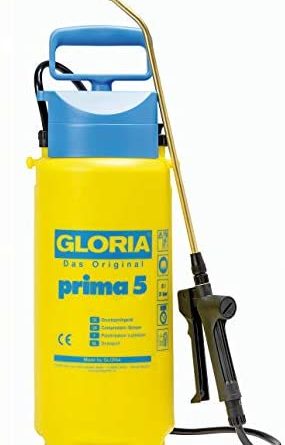 GLORIA Drucksprüher prima 5 | Gartenspritze | 5 L Füllinhalt | Verstellbare Messingdüse