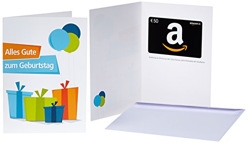 Amazon.de Geschenkkarte in Grußkarte