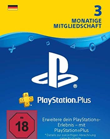 PlayStation Plus Mitgliedschaft | 3 Monate | deutsches Konto | PS4 Download Code