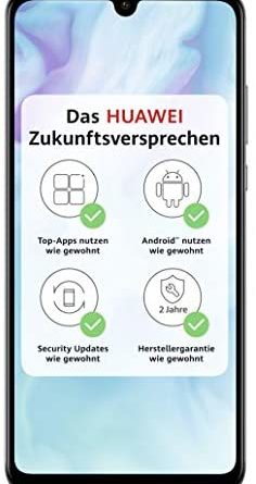 HUAWEI P30 lite Dual-SIM Smartphone Bundle (6,15 Zoll, 128 GB ROM, 4 GB RAM, Android 9.0) Weiß + SD Karte [Exklusiv bei Amazon] – DE Version