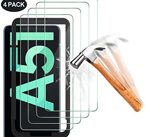Luibor für Samsung Galaxy A51 Panzerglas(4 Stücke),Anti-Öl Anti-Bläschen Transparenz Gehärtetem Glas Displayfolie Schutzfolie für Samsung Galaxy A51