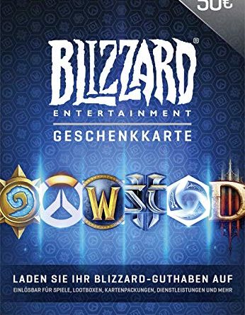 Blizzard-Geschenkkarte 50 EUR | PC Code