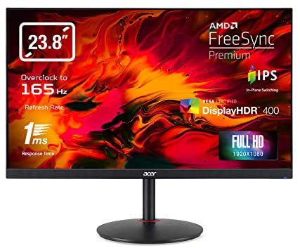 ACER Nitro XV242YP 60cm (23,8″) FHD IPS Monitor HDMI/DP FreeSync 165Hz 0,9ms HDR