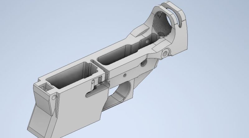 U-Bolt Vanguard 3D Printable AR15 Lower Receiver