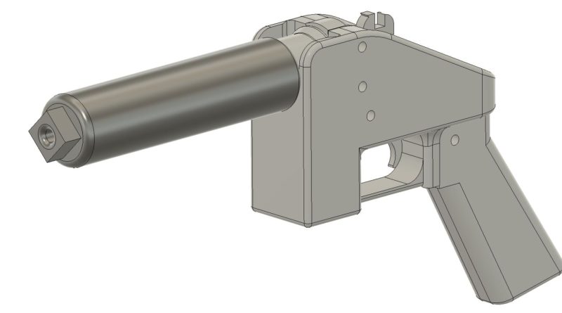 KadeCAD 3D Printed Liberator Suppressors