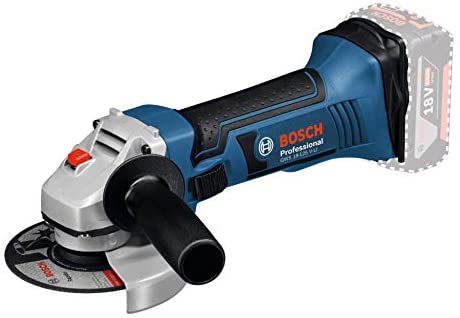 Bosch Professional 18V System Akku Winkelschleifer GWS 18-125 V-LI (Leerlaufdrehzahl: 10.000 min-1, Scheiben-Ø: 125 mm, ohne Akkus und Ladegerät, im Karton)