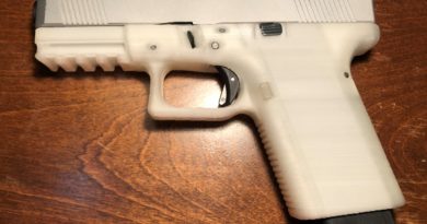 Freemans Glock 19 Polymer80 Rail System 3D-Printable Frame