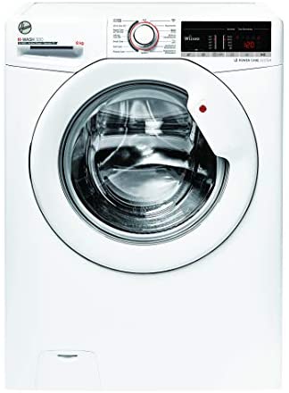 Hoover H-WASH 300 H3WSQ 483TAE-84 Waschautomat / 8 kg / 1400 U/Min / Intelligente Steuerung mit Wi-Fi + Bluetooth-Funk / deutsche Bedienblende / All in One Konzept / ActiveSteam Dampffunktion