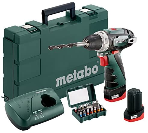 Metabo Akku-Bohrschrauber POWERMAXX BS BASIC 2x2Ah Akkus + Ladegerät (600080500)