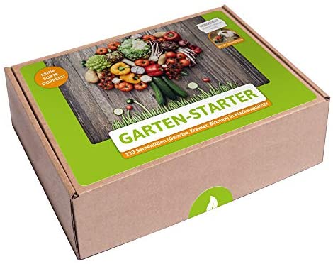 Samenhaus 2000-0400 Garten-Starter Saatgut-Box (Samen-Set) [MHD 01/2021]