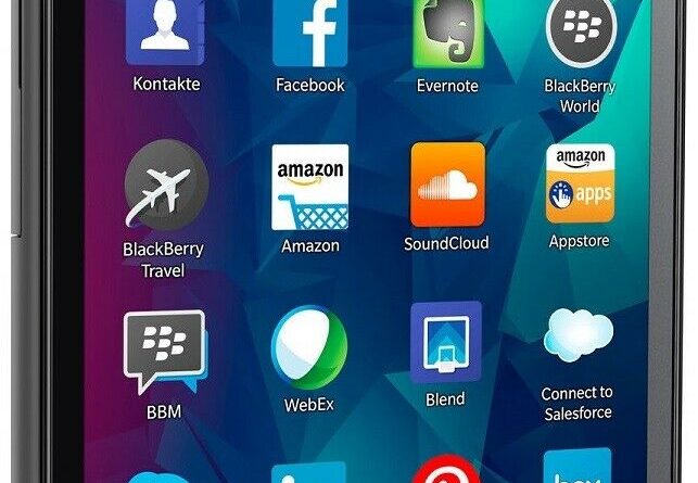 Blackberry Leap STR100 Black Top Zustand DE Händler Smartphone ohne Vertrag