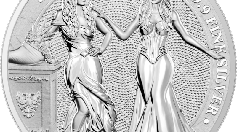 The Allegories Italia & Germania 2020 Silber 1 OZ Unze Silver Argent 5 Mark