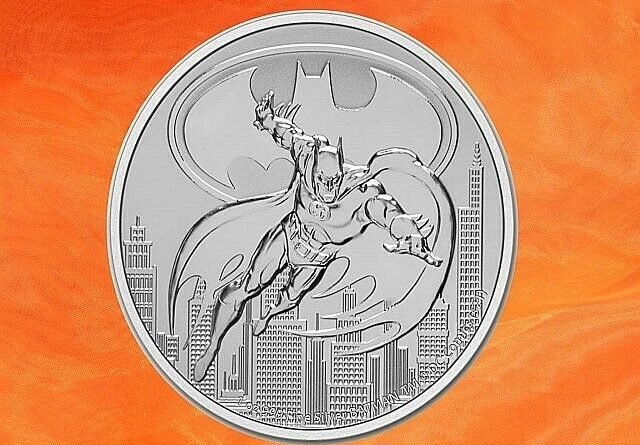 1 Oz Silber Unze DC Comics Batman Silbermünze 2021 nur 15.000 Stück