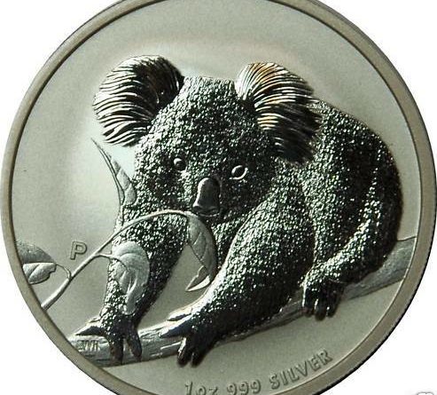 AU Dollar Silber 2010 Koala 1 Unze Oz Silver