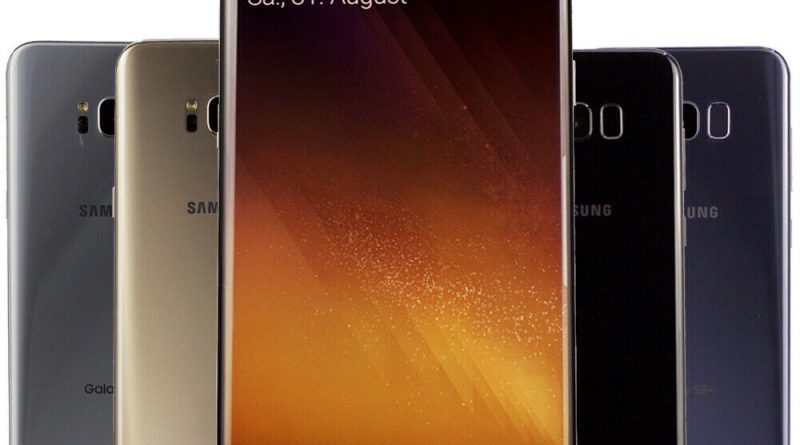 Samsung Galaxy S8 SM-G950F Smartphone 64 GB Android schwarz grau WOW